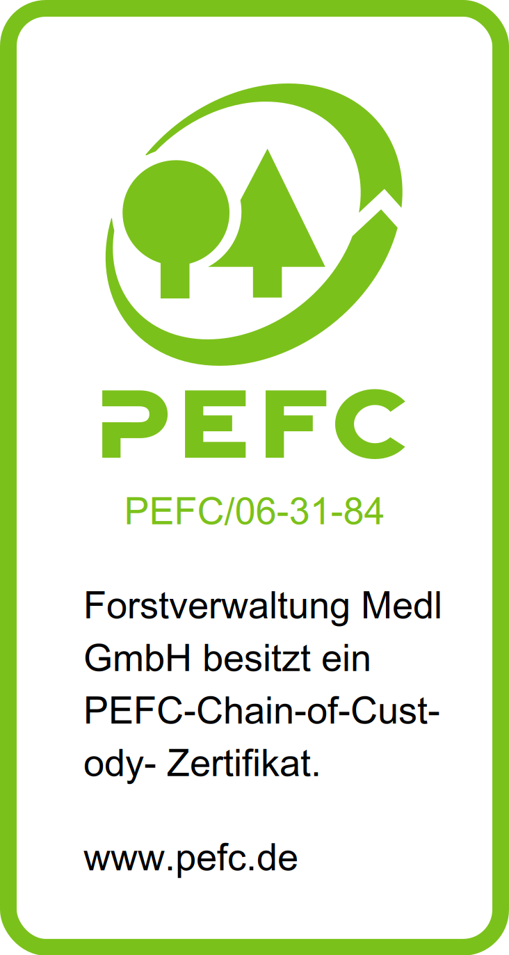Holzwirtschaft mit PEFC-Siegel