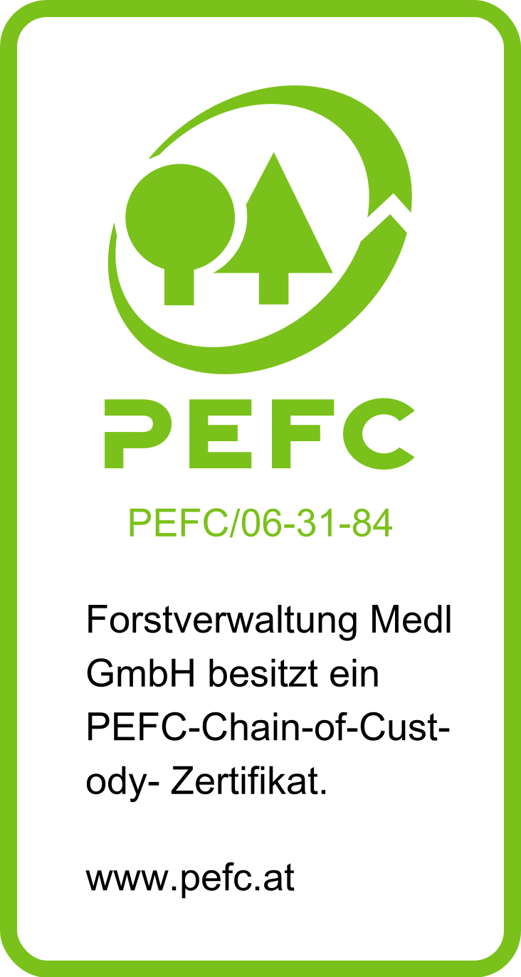 Holzwirtschaft mit PEFC-Siegel